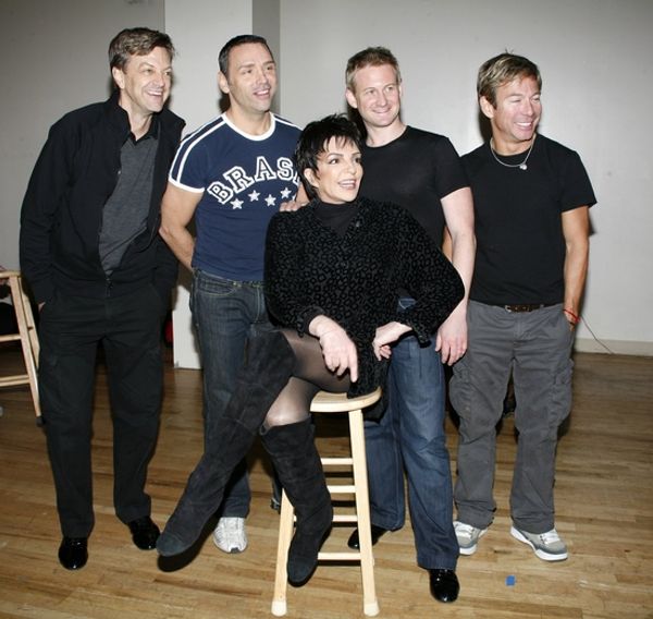 Jim Caruso, Tiger Martina, Liza Minnelli, Johnny Rodgers and Cortes Alexander Photo