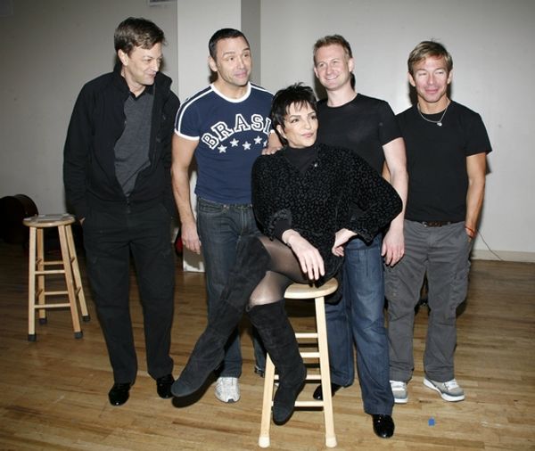 Jim Caruso, Tiger Martina, Liza Minnelli, Johnny Rodgers and Cortes Alexander
 Photo