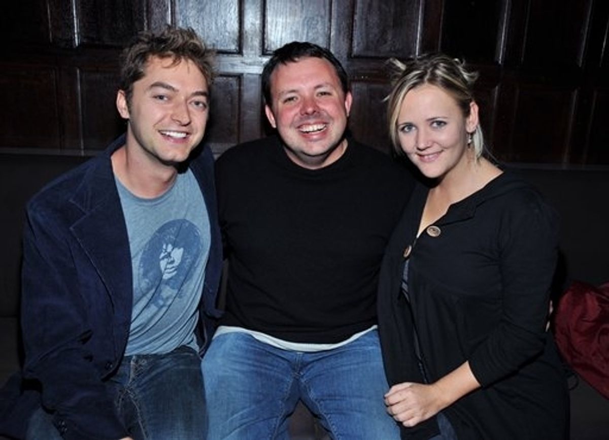 James Brandon, Thomas Howard and Melissa Caulfield  at 