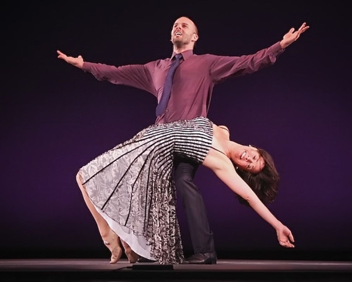 Noah Racey and Karen Ziemba
 at 