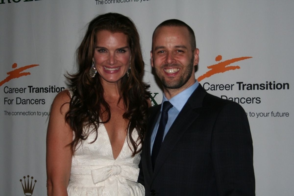 Brooke Shields and Noah Racey at ON BROADWAY! After Party at Hilton's Grand Ballroom