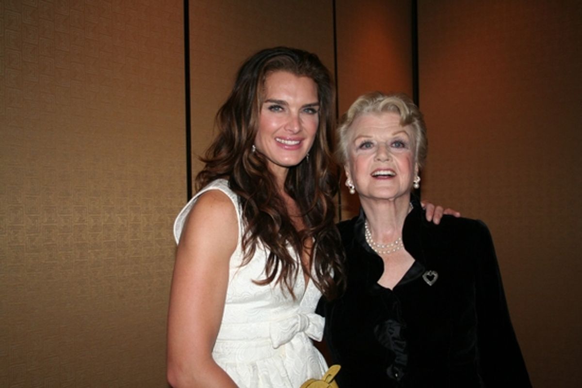 Brooke Shields and Angela Lansbury
 at 