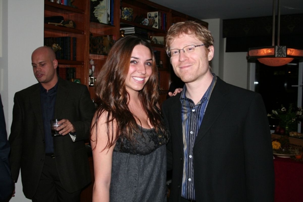 Alexis Kalehoff and Anthony Rapp
 at 