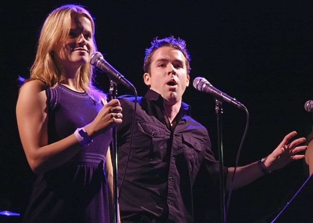 Amy Spanger and Christian Campbell

 at 