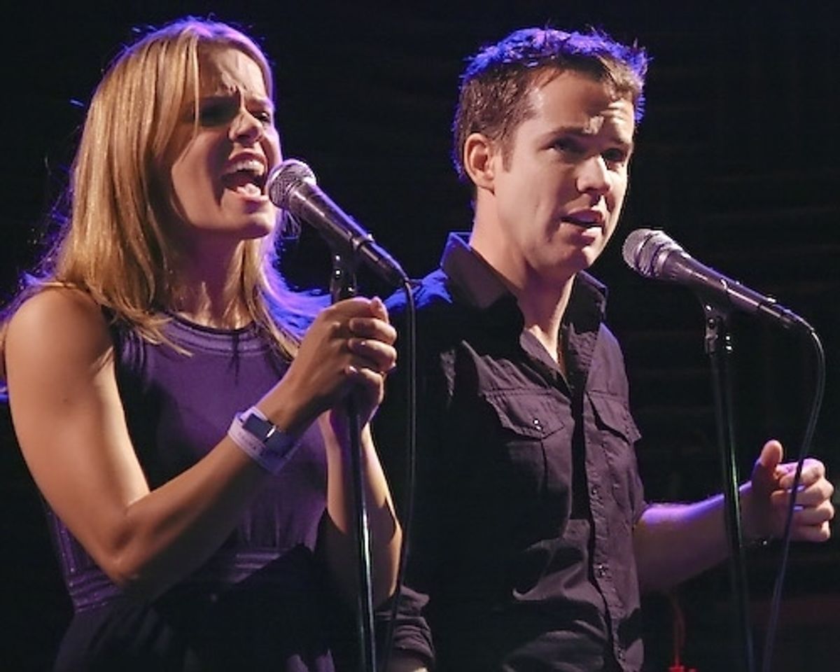 Amy Spanger and Christian Campbell

 at 