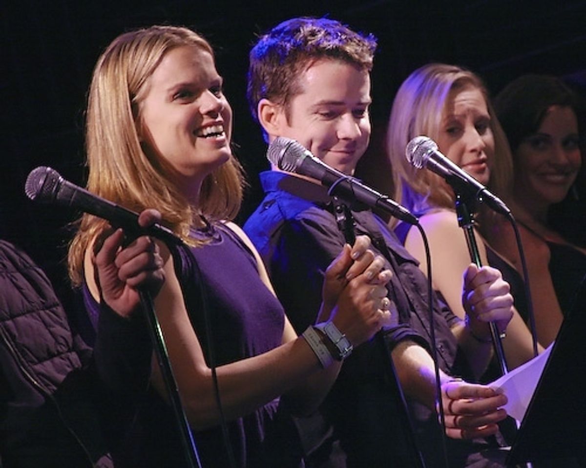 Amy Spanger and Christian Campbell

 at 