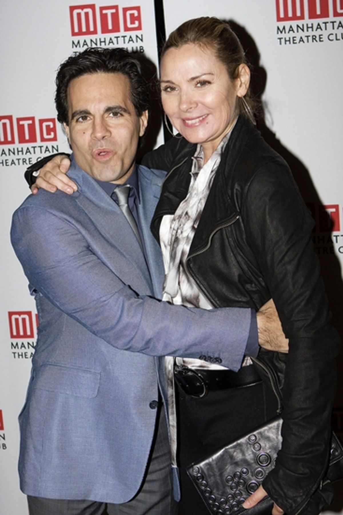 Mario Cantone and Kim Cattrall

 at 
