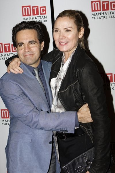 Mario Cantone and Kim Cattrall Photo
