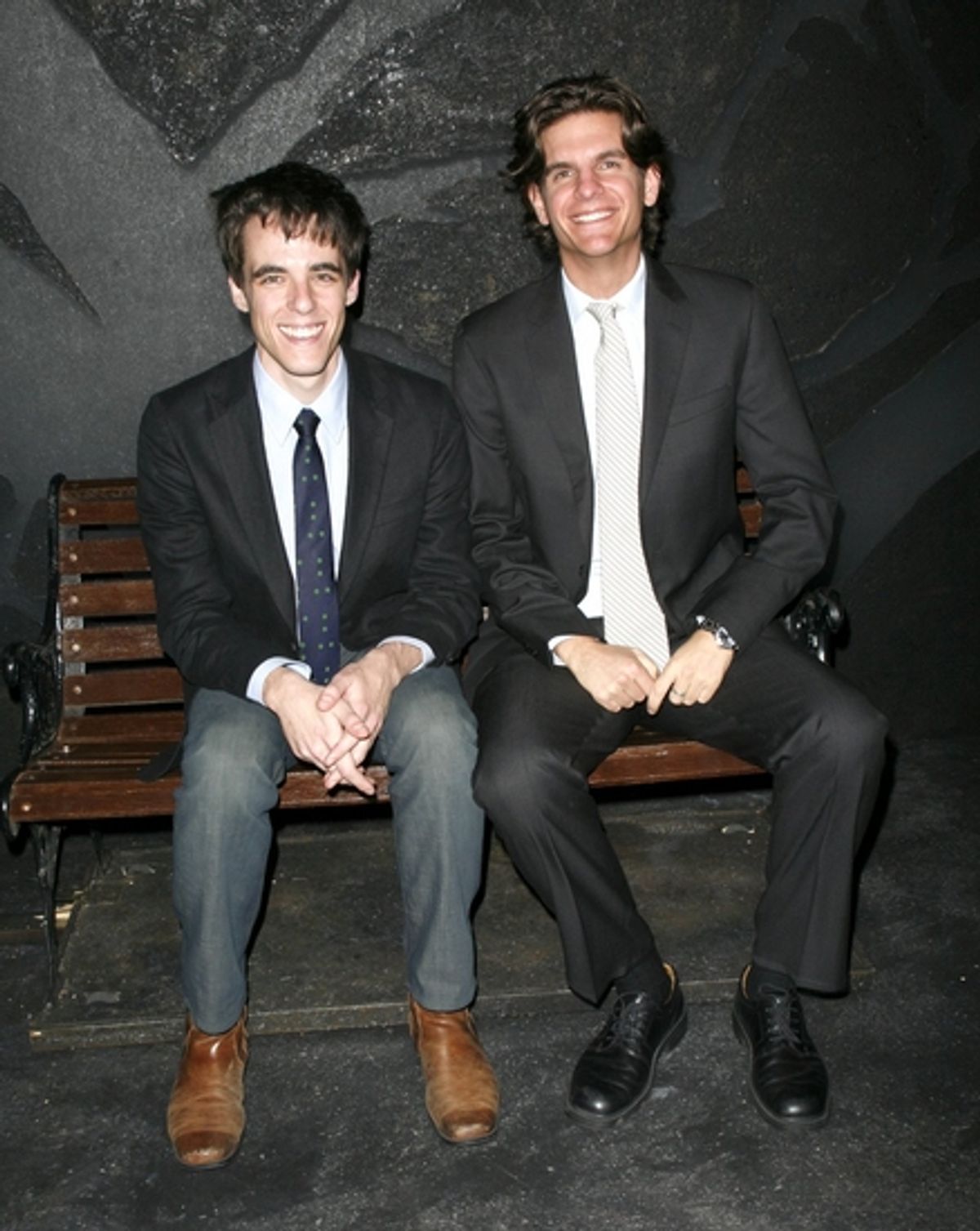 Steven Levenson (Playwright) and Alex Timbers (Director) at 