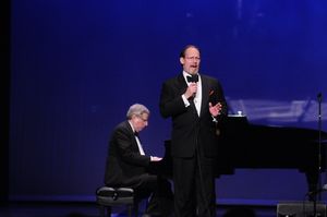 Marvin Hamlisch and J. Mark McVey Photo