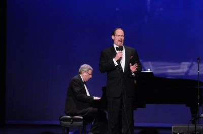 Marvin Hamlisch and J. Mark McVey Photo