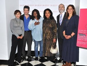 Rosie Perez, Tom Oppenheim, Whoopi Goldberg, Phylicia Rashad, Leonard Lopate, Anna De Photo