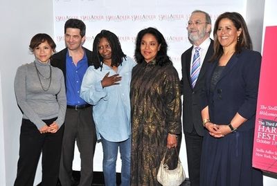 Rosie Perez, Tom Oppenheim, Whoopi Goldberg, Phylicia Rashad, Leonard Lopate, Anna De Photo