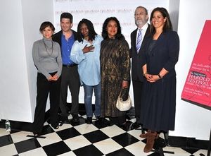 Rosie Perez, Tom Oppenheim, Whoopi Goldberg, Phylicia Rashad, Leonard Lopate, Anna De Photo
