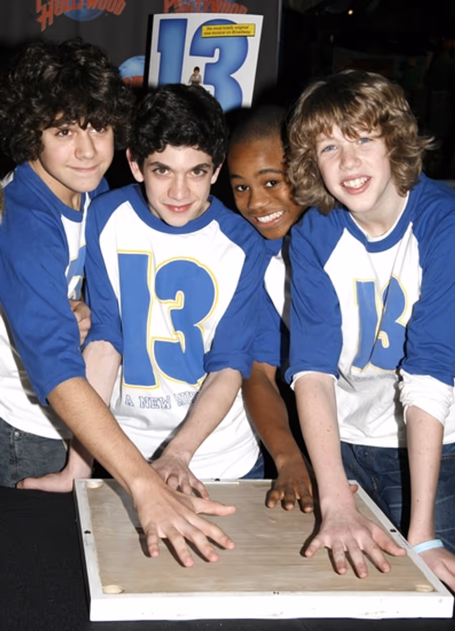 Photo Coverage: Cast of '13' Hand Print Ceremony at Planet Hollywood Image