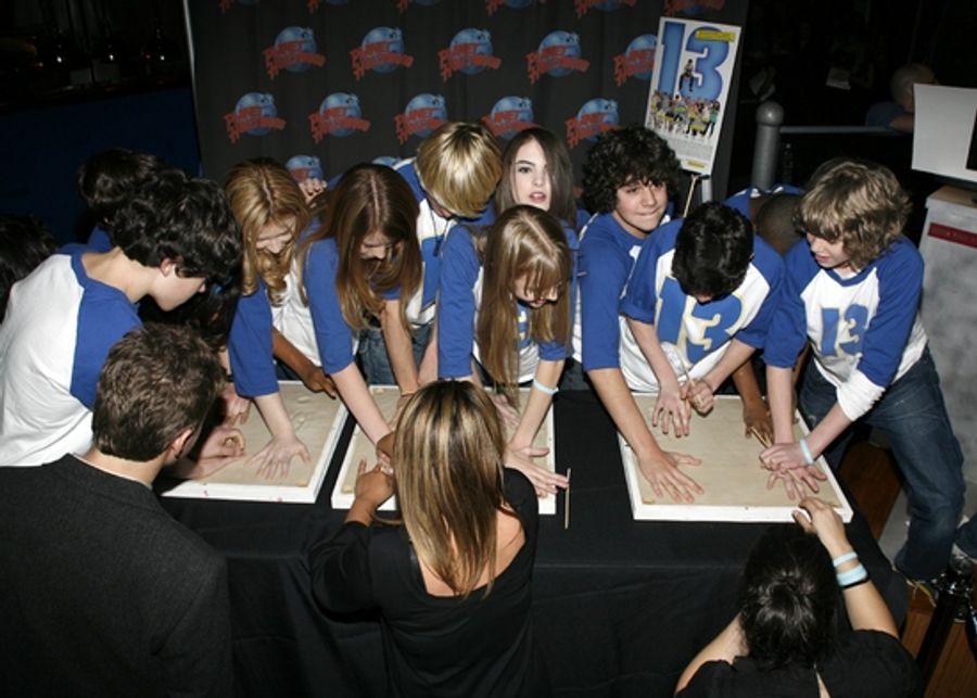 Photo Coverage: Cast of '13' Hand Print Ceremony at Planet Hollywood Image