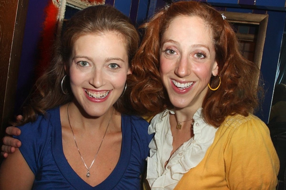 Sandy Rustin and Alison Cimmet at DON'T QUIT YOUR NIGHT JOB Returns to the Zipper