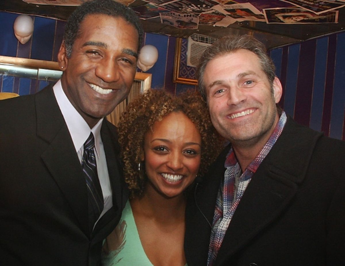 Norm Lewis, Asmeret Ghebremichael, and Marc Kudisch at DON'T QUIT YOUR NIGHT JOB Returns to the Zipper