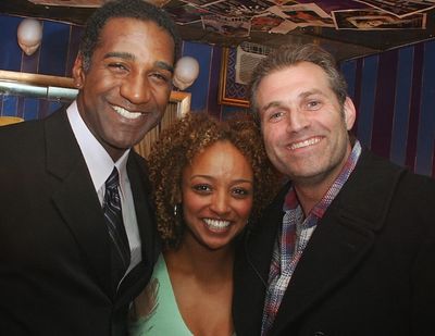 Norm Lewis, Asmeret Ghebremichael, and Marc Kudisch

 Photo