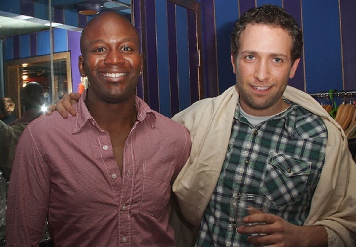 Tituss Burgess and David Rossmer at DON'T QUIT YOUR NIGHT JOB Returns to the Zipper