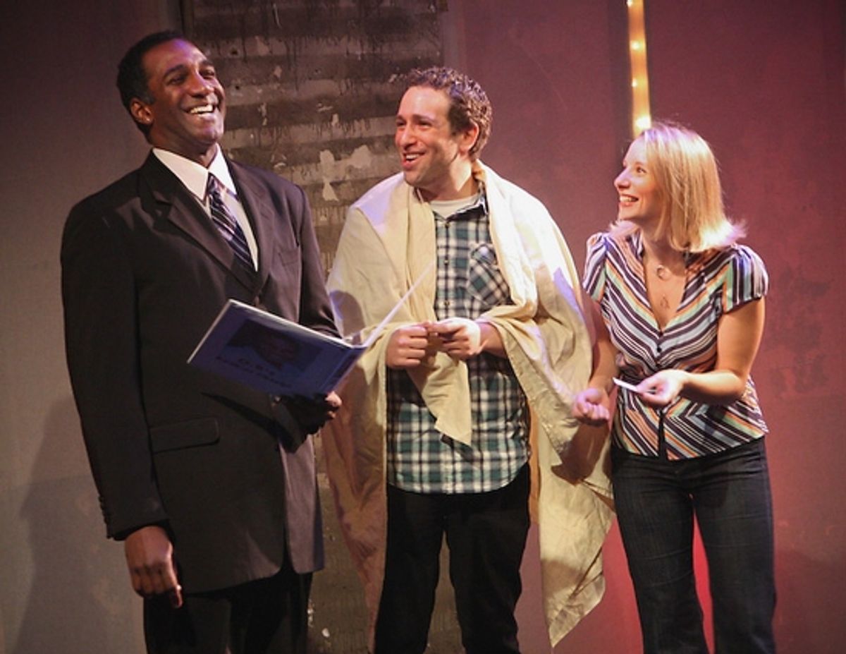 Norm Lewis, David Rossmer, and Sarah Saltzberg at DON'T QUIT YOUR NIGHT JOB Returns to the Zipper