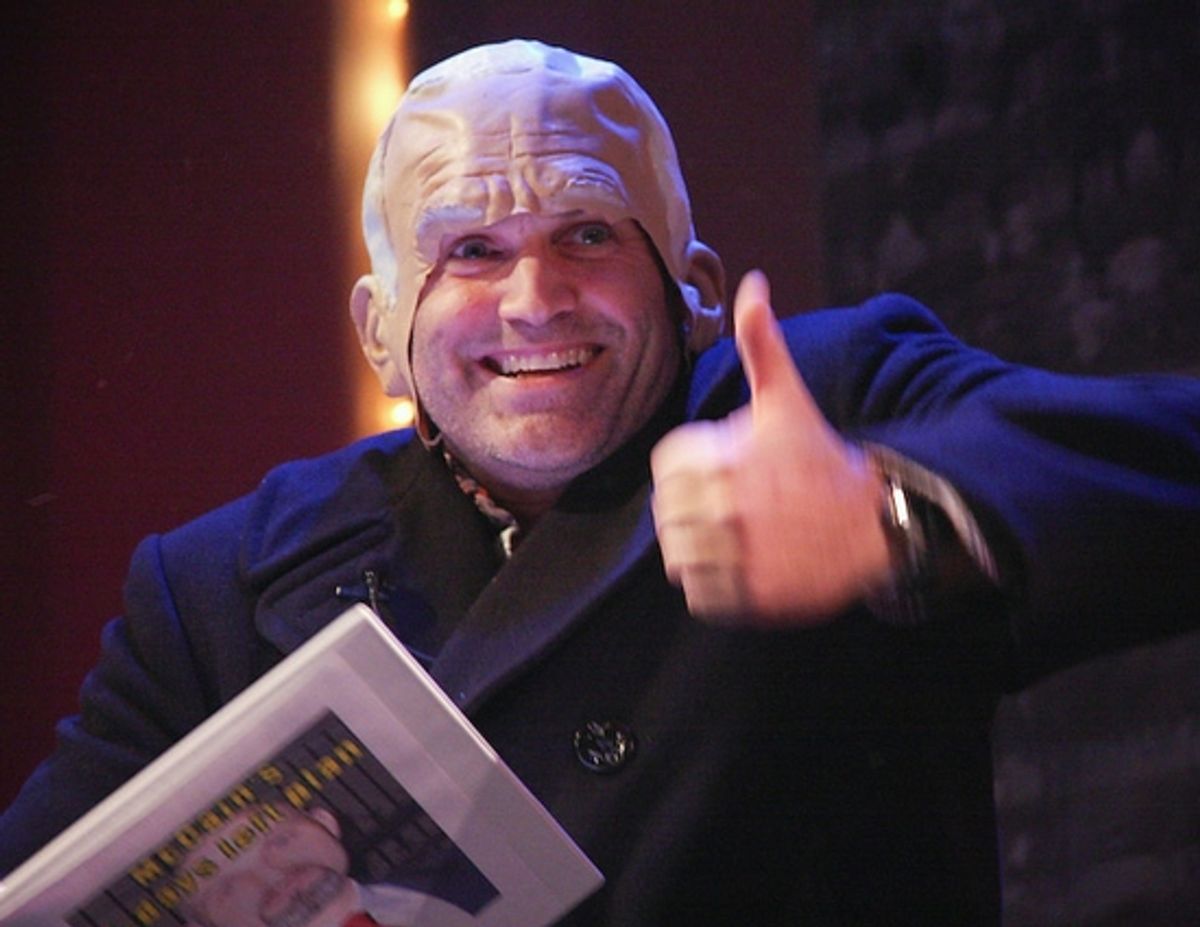 Marc Kudisch as John McCain at DON'T QUIT YOUR NIGHT JOB Returns to the Zipper
