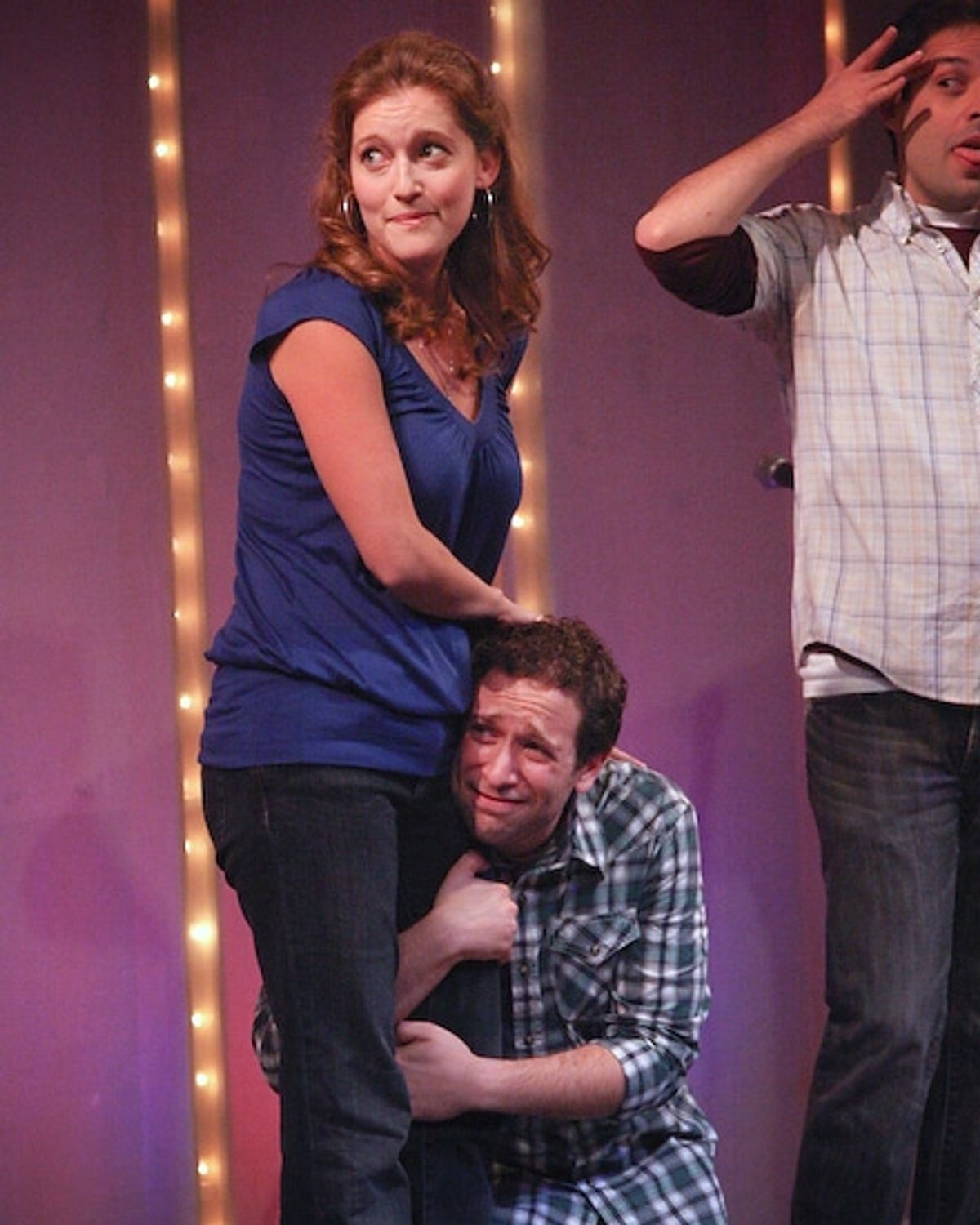 Sandy Rustin and David Rossmer at DON'T QUIT YOUR NIGHT JOB Returns to the Zipper
