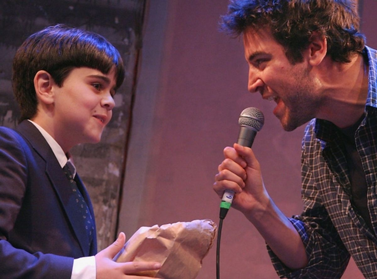 Josh Radnor screams at his assistant, Matthew Gumley at DON'T QUIT YOUR NIGHT JOB Returns to the Zipper