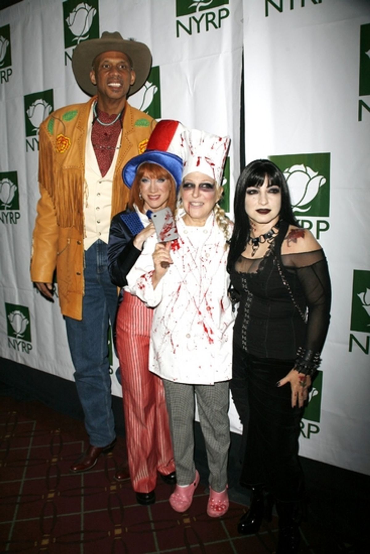 Kathy Griffin, Kareem Abdul-Jabbar, Bette Midler and Gloria Estefan at 