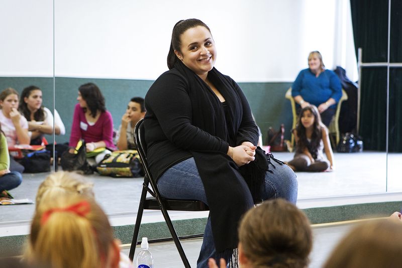 Photo Coverage: 'The Broadway Workshop' with HAIRSPRAY Film Star Nikki Blonsky! — photo 9 of 11