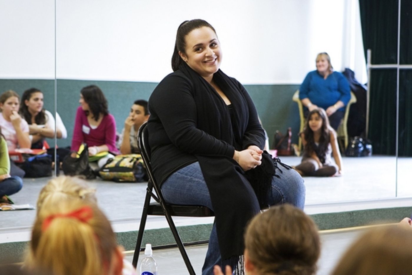Photo Coverage: 'The Broadway Workshop' with HAIRSPRAY Film Star Nikki Blonsky!  Image