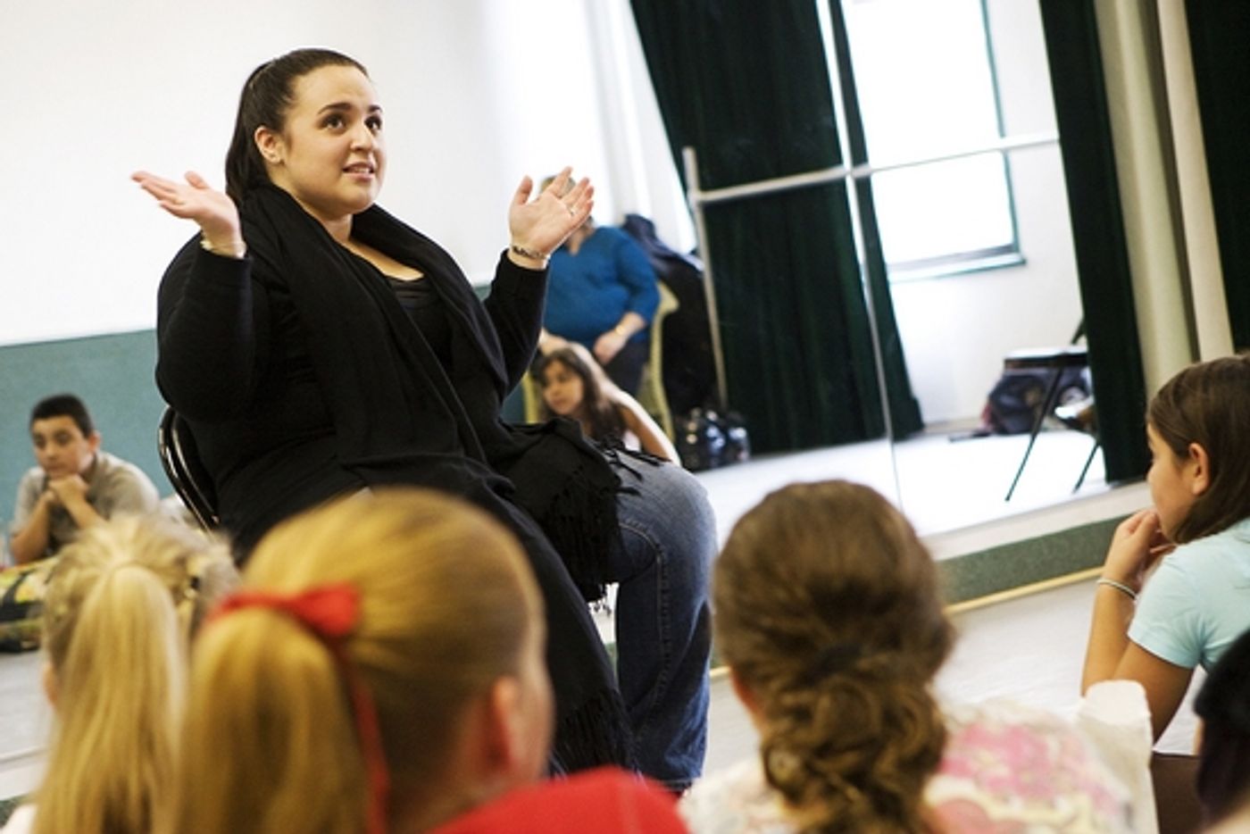 Photo Coverage: 'The Broadway Workshop' with HAIRSPRAY Film Star Nikki Blonsky!  Image