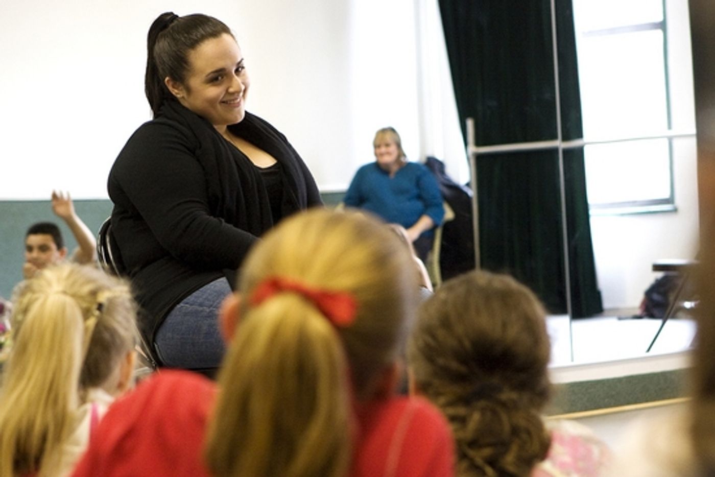 Photo Coverage: 'The Broadway Workshop' with HAIRSPRAY Film Star Nikki Blonsky!  Image