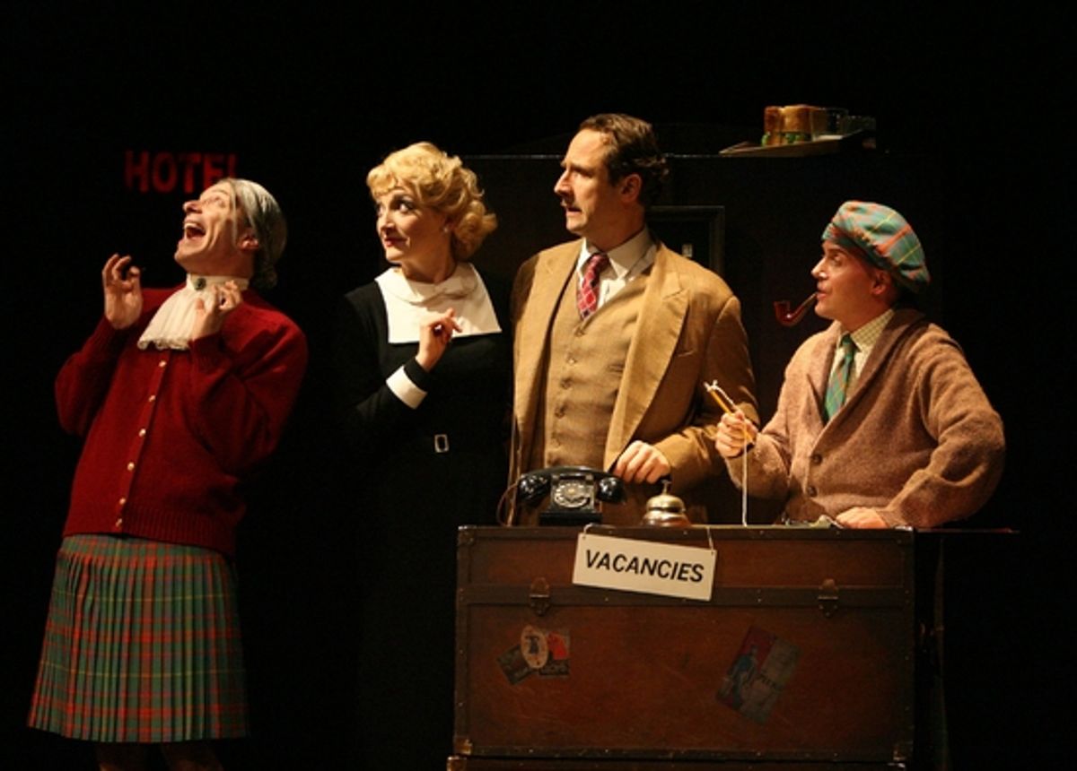 Arnie Burton, Francesca Faridany, Sam Robards and Jeffrey Kuhn at 