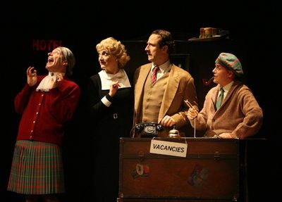 Arnie Burton, Francesca Faridany, Sam Robards and Jeffrey Kuhn Photo