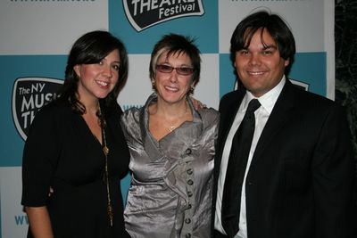 Kristen Anderson-Lopez, Robyn Goodman and Robert Lopez

 Photo