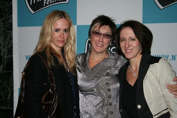 Sarah Paulson, Robyn Goodman and Anna Louizos

 Photo