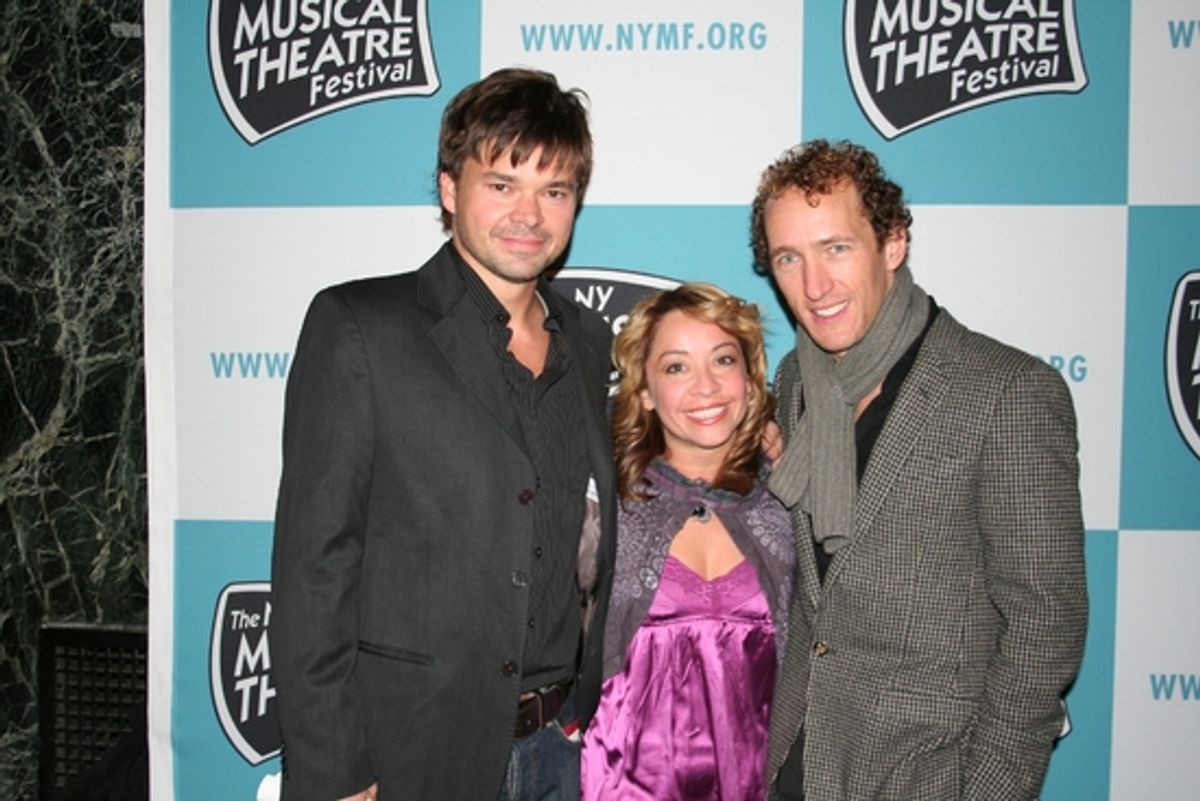 Hunter Foster, Jennifer Cody and Jeffrey Seller

 at 