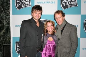 Hunter Foster, Jennifer Cody and Jeffrey Seller

 Photo