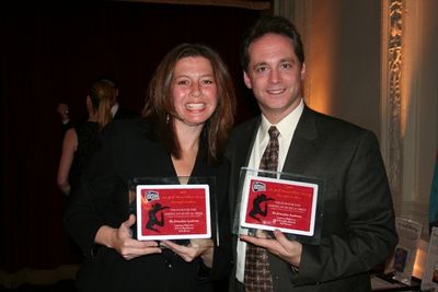 Felicia Needleman ("The Jerusalem Syndrome") and Laurence Holzman ("The Jerusalem Syn Photo