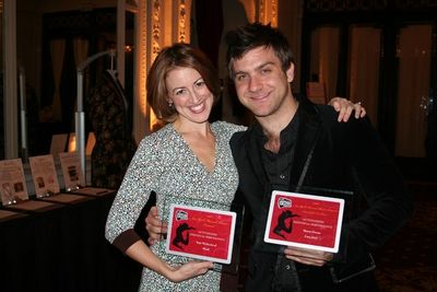 Kate Wetherhead ("Wood") and Harris Doran ("Love Jerry")

 Photo