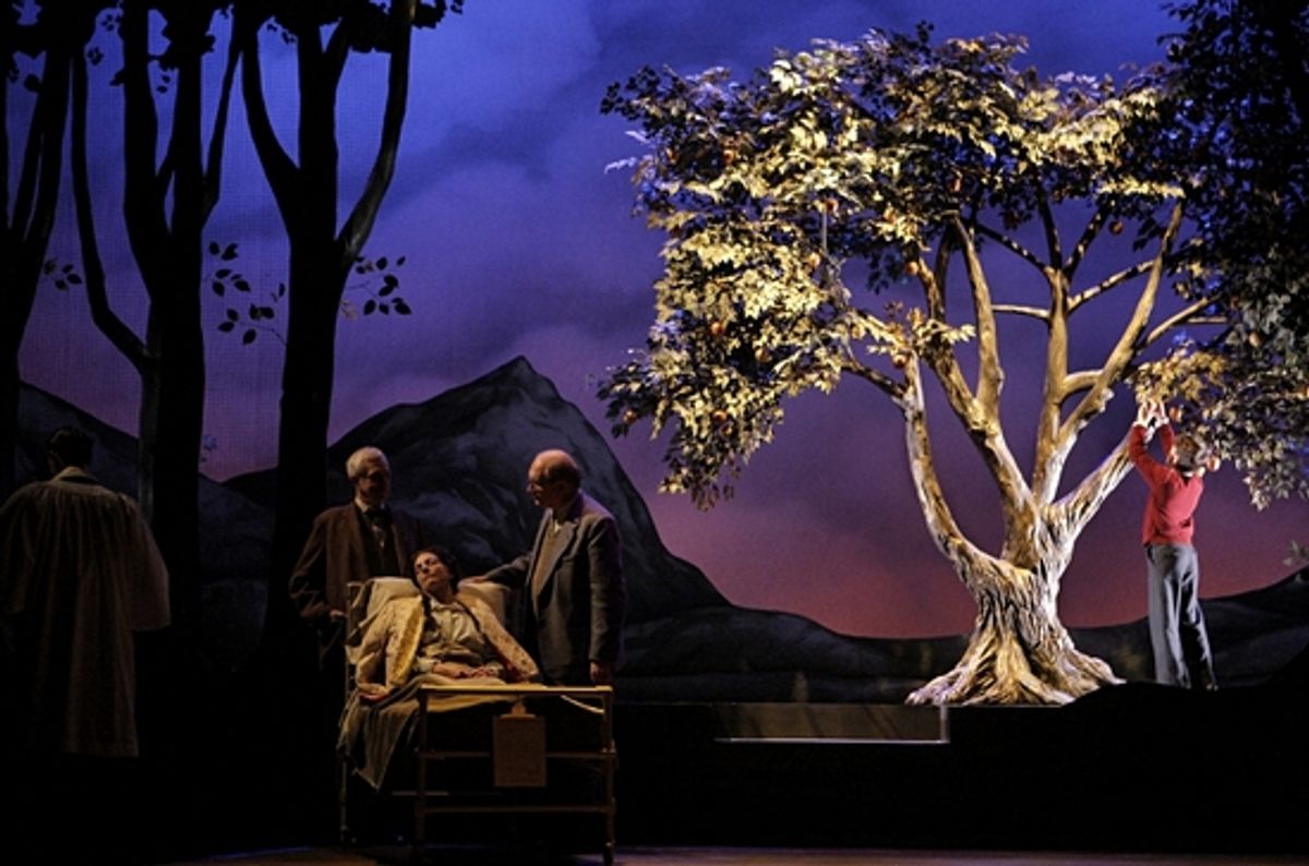 James A. Stephens and Charity Jones at SHADOWLANDS at the Guthrie Theatre 