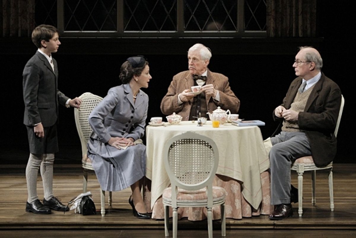 Mykola Rieland, Charity Jones, James A. Stephens, and Simon Jones at SHADOWLANDS at the Guthrie Theatre 