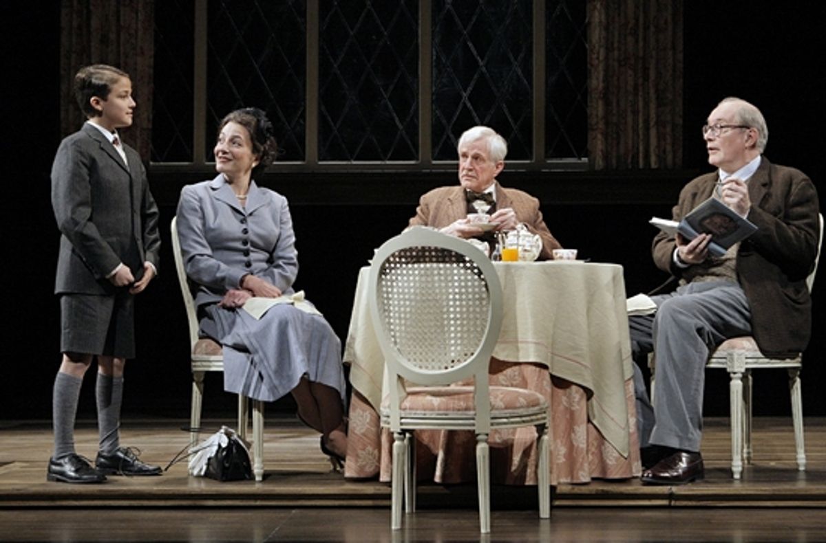 Tucker Garborg, Charity Jones, James A. Stephens, and Simon Jones at SHADOWLANDS at the Guthrie Theatre 