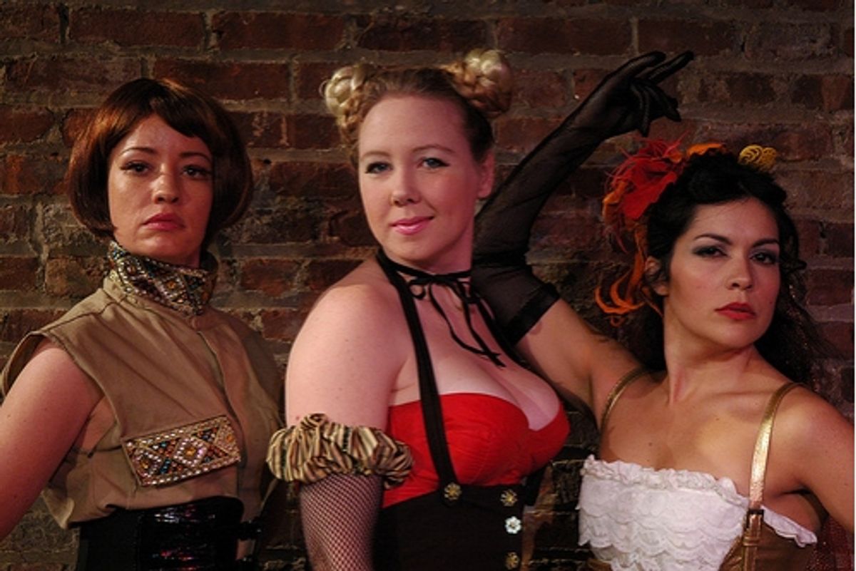 Alyssa Simon, Gyda Arber, and Iracel Rivero  at 