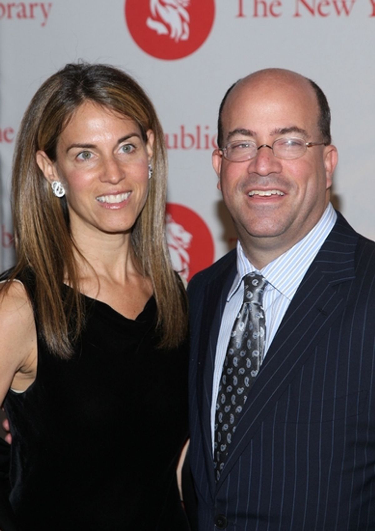Caryn Zucker and Jeff Zucker at 