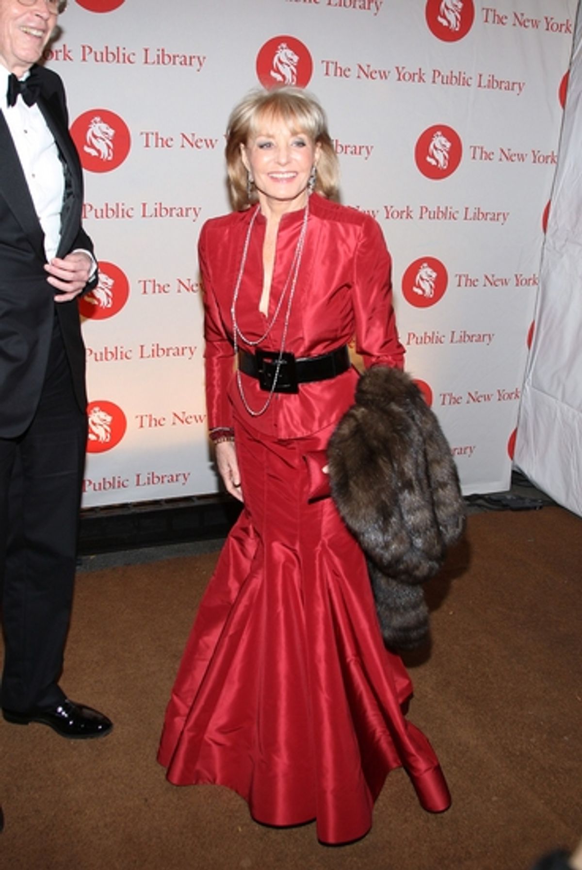 Barbara Walters at NYPL 'Library Lions' Benefit Honoring Albee, Ephron, Bryan and Rushdie