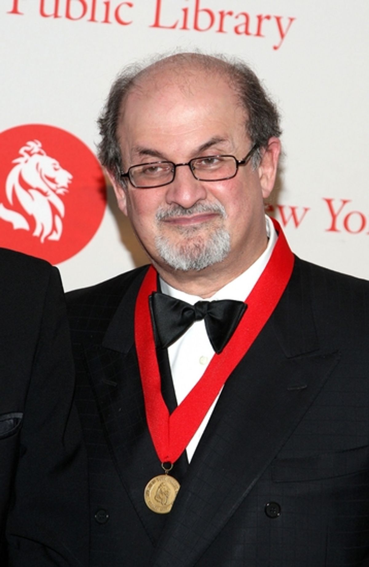 Salman Rushdie at NYPL 'Library Lions' Benefit Honoring Albee, Ephron, Bryan and Rushdie