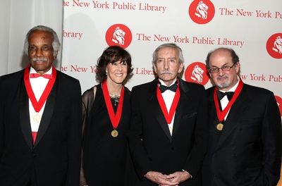 Ashley Bryan, Nora Ephron, Edward Albee and Salman Rushdie Photo