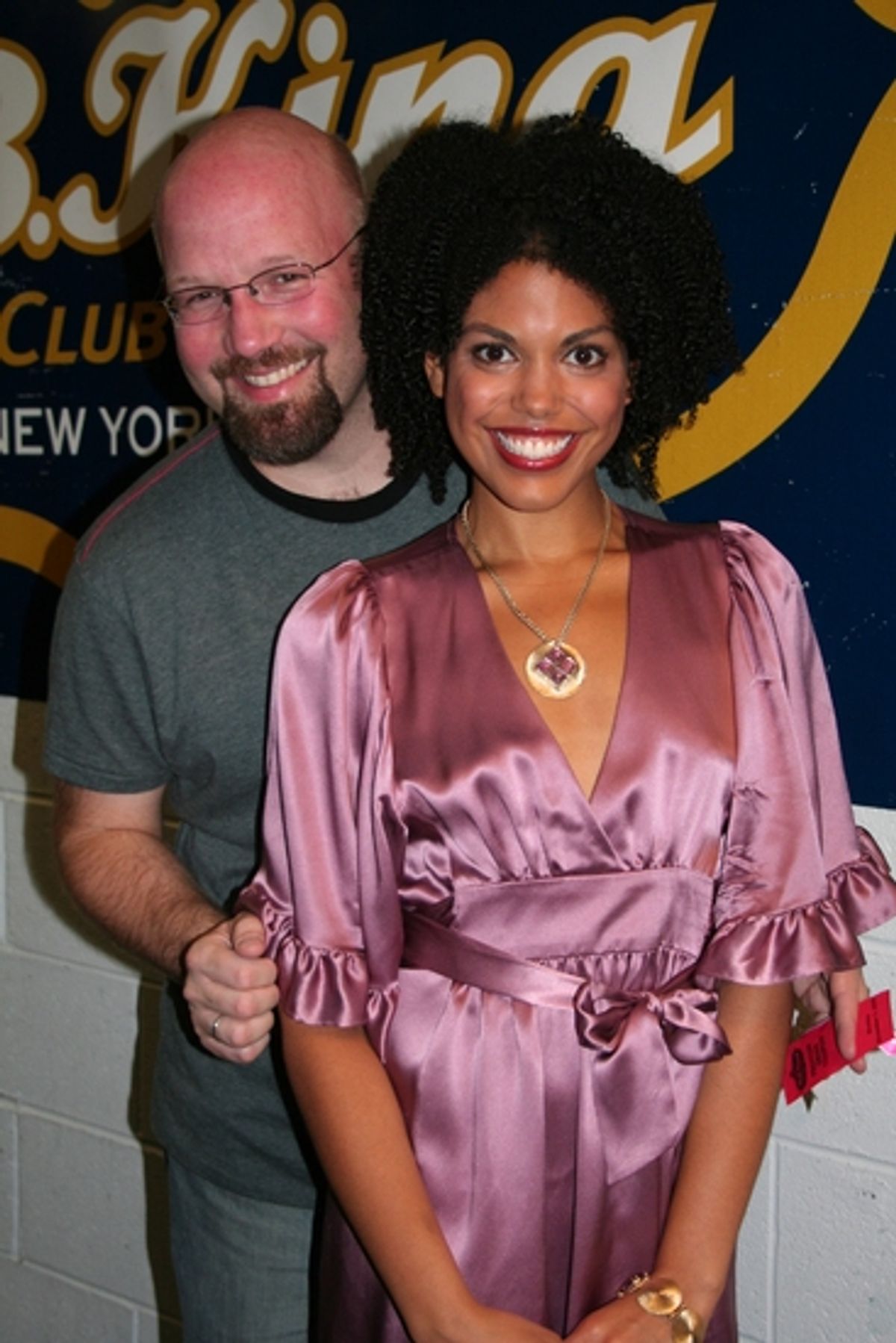 Scott Coulter and Karla Mosley at Backstage at the DRIFT Benefit